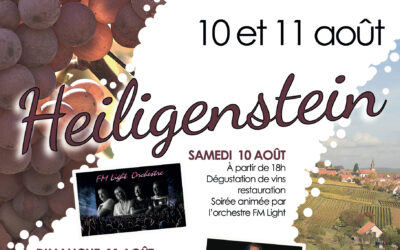 Fete du Klevener à Heiligenstein les 10 et 11 Aout 2024